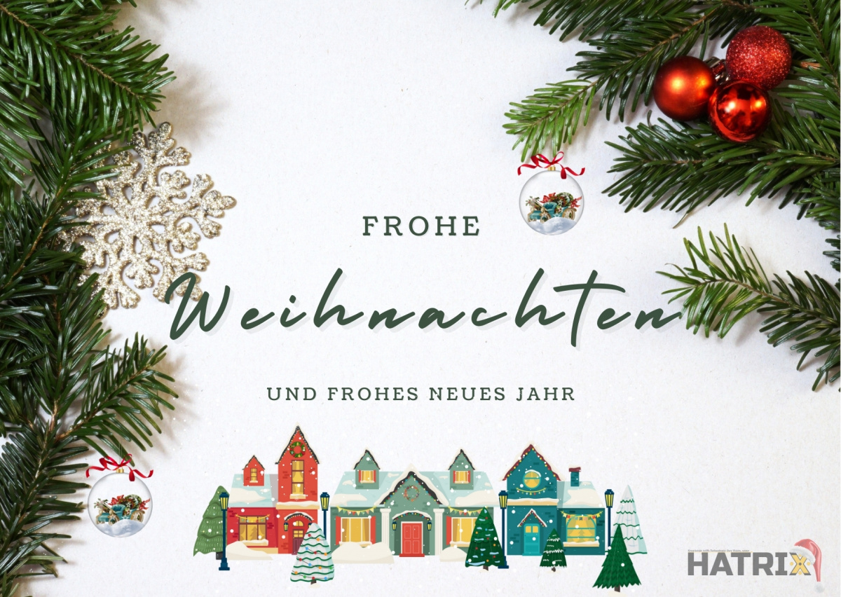 Weihnachts- und Neujahrsgrüße von Hatrix Web & Grafikdesign: Frohe Feiertage und Erfolgreiches 2023!